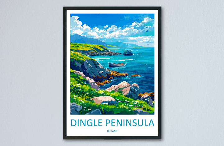 Dingle Peninsula Print Dingle Peninsula Home Decor Landscape Art Print Dingle Peninsula Wall Art for Ireland Enthusiast Gift Wall Hanging