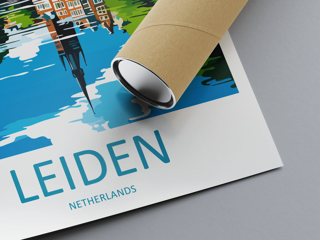 Leiden Travel Print Leiden Home Décor Leiden Art Print Leiden Wall Print Leiden Gift For Netherlands Art Leiden Wall Poster Leiden Travel