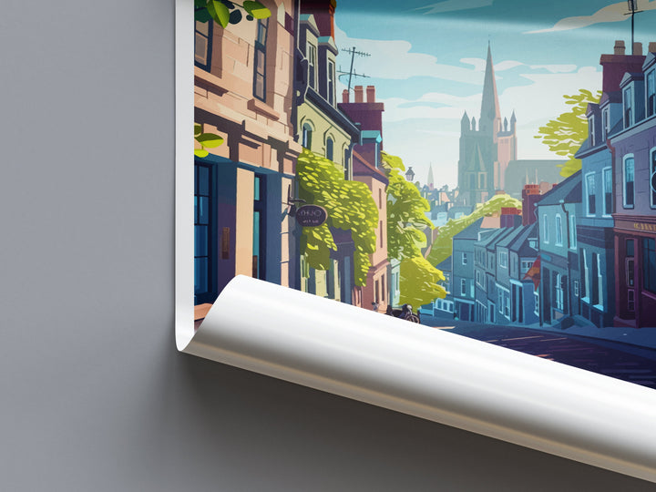 Aberdeen Print Aberdeen Home Décor Scotland City Art Print Aberdeen Wall Art for Scotland Enthusiast Gift Wall Hanging Aberdeen Cityscape