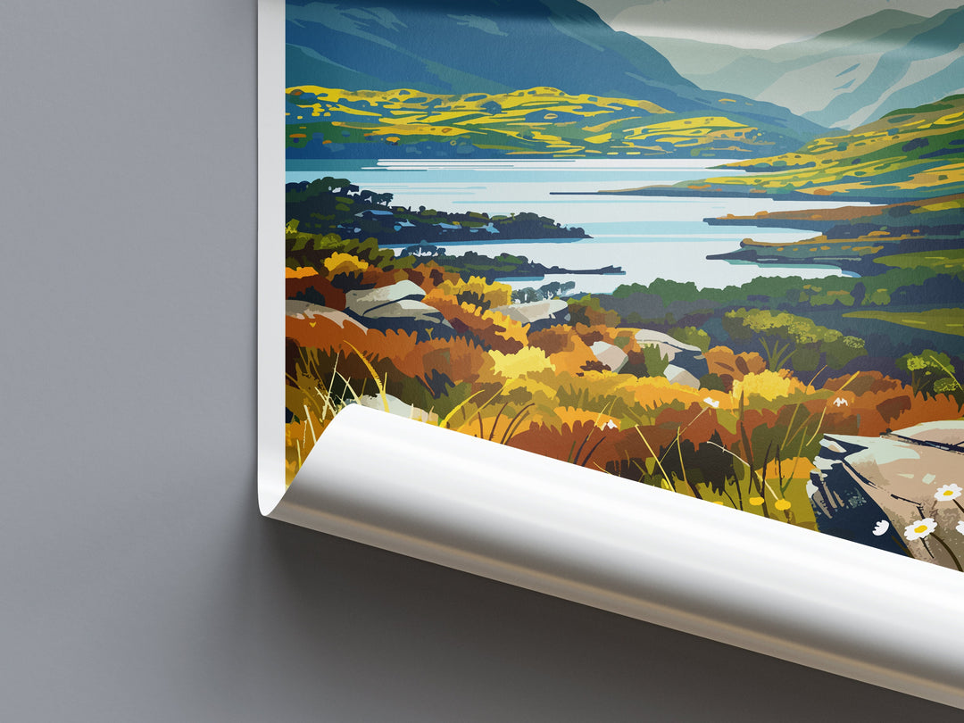 Connemara Travel Print Wall Art Connemara Wall Hanging Home Decoration Connemara Gift Art Lovers Wall Art Print Art Connemara Ireland Print