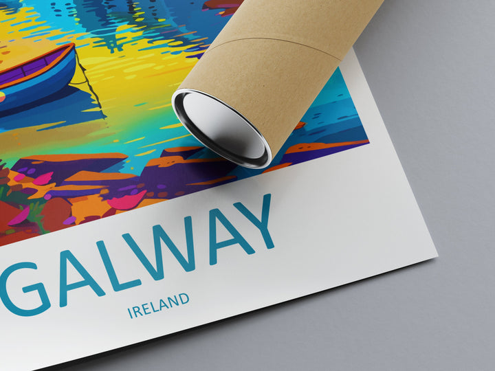 Galway Print Galway Home Decor Galway Square Art Print Galway Wall Art for Ireland Enthusiast Gift Wall Hanging Galway Ireland Wall Décor