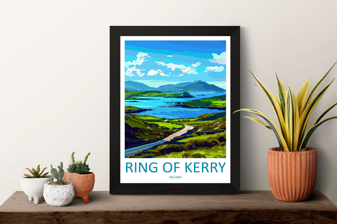 Ring Of Kerry Print Ring Of Kerry Home Decor Landscape Art Print Ring Of Kerry Wall Art for Ireland Enthusiast Gift Wall Hanging