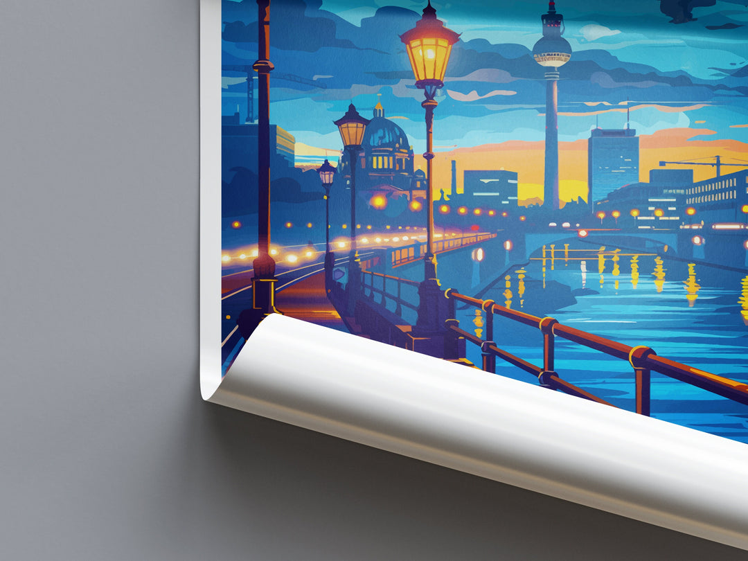 Berlin Travel Print Wall Art Berlin Wall Hanging Home Décor Berlin Gift Art Lovers Germany Art Lover Gift Berlin Wall Décor Berlin Print