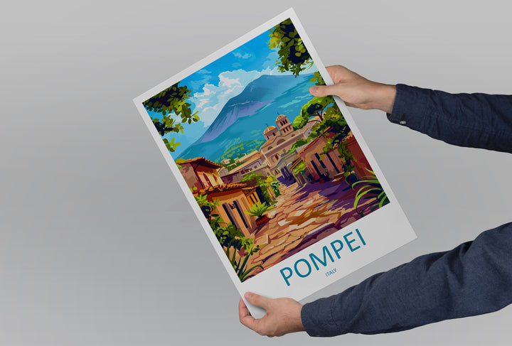 Pompeii Travel Print Wall Art Pompeii Italy Wall Hanging Home Decoration Pompeii Gift Art Lovers Wall Art Print Pompeii Italy Art Pompeii