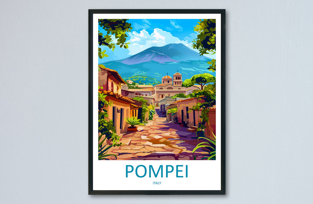 Pompeii Travel Print Wall Art Pompeii Italy Wall Hanging Home Decoration Pompeii Gift Art Lovers Wall Art Print Pompeii Italy Art Pompeii