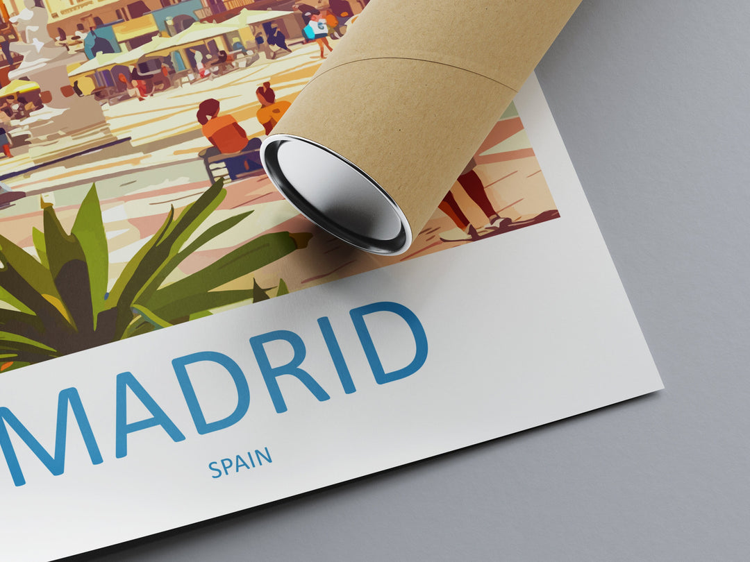 Madrid Travel Print Wall Art Madrid Wall Hanging Home Décor Madrid Gift Art Lovers Spain Art Lover Gift Madrid Wall Décor Madrid Spain Print