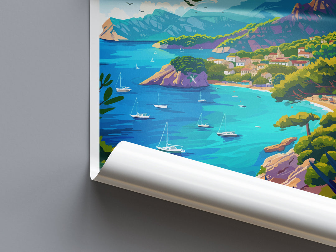 Mallorca Travel Print Wall Art Mallorca Wall Hanging Home Décor Mallorca Gift Art Lovers Spain Art Lover Gift Mallorca Print Spain Wall Art