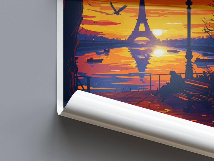 Paris Travel Print Wall Art Paris Wall Hanging Home Décor Paris Gift Art Lovers France Art Lover Gift Paris Print France Wall Art Décor