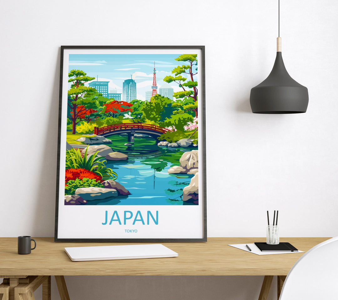 Japan Travel Print Wall Art Japan Wall Hanging Home Décor Japan Gift Art Lovers Tokyo Art Lover Gift Tokyo Travel Gift