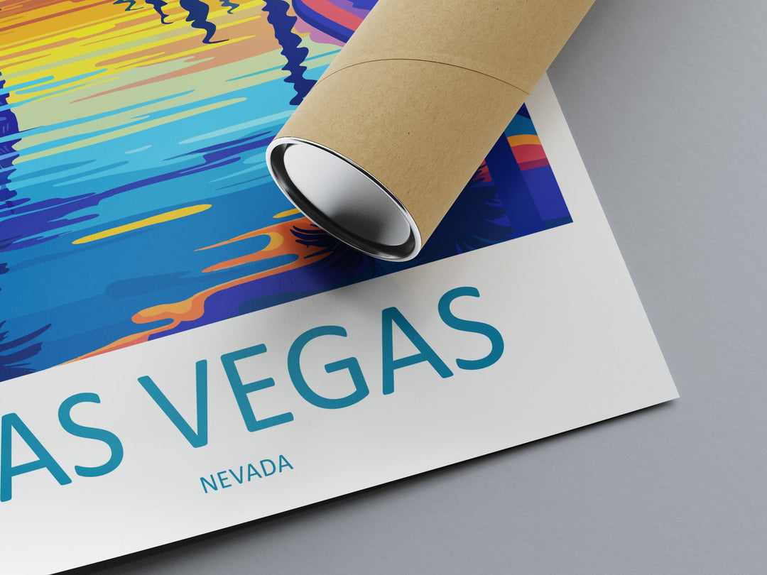 Las Vegas Travel Print Wall Art Las Vegas Wall Hanging Home Décor Las Vegas Gift Art Lovers Nevada Art Lover Gift Las Vegas Wall Décor