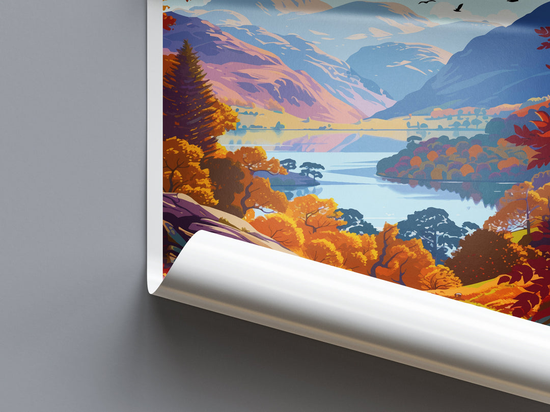 Lake District Print Lake District Home Decor Landscape Art Print Lake District Wall Art Nature Enthusiast Gift Wall Hanging Lake District
