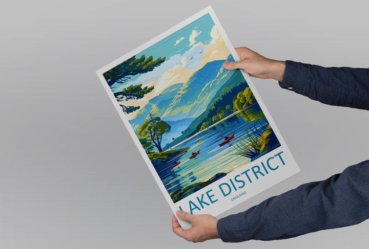 Lake District Print Lake District Home Decor Landscape Art Print Lake District Wall Art Nature Enthusiast Gift Wall Hanging Lake District