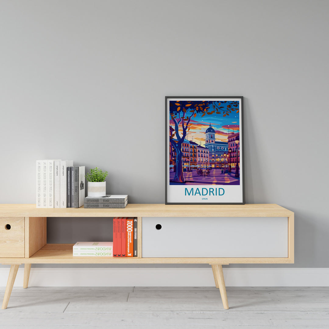 Madrid Travel Print Wall Art Madrid Wall Hanging Home Décor Madrid Gift Art Lovers Spain Art Lover Gift Madrid Wall Décor Madrid Spain Print