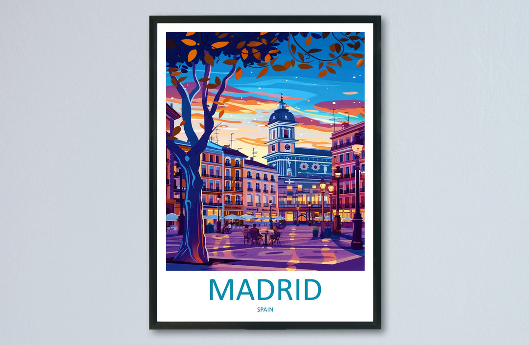 Madrid Travel Print Wall Art Madrid Wall Hanging Home Décor Madrid Gift Art Lovers Spain Art Lover Gift Madrid Wall Décor Madrid Spain Print