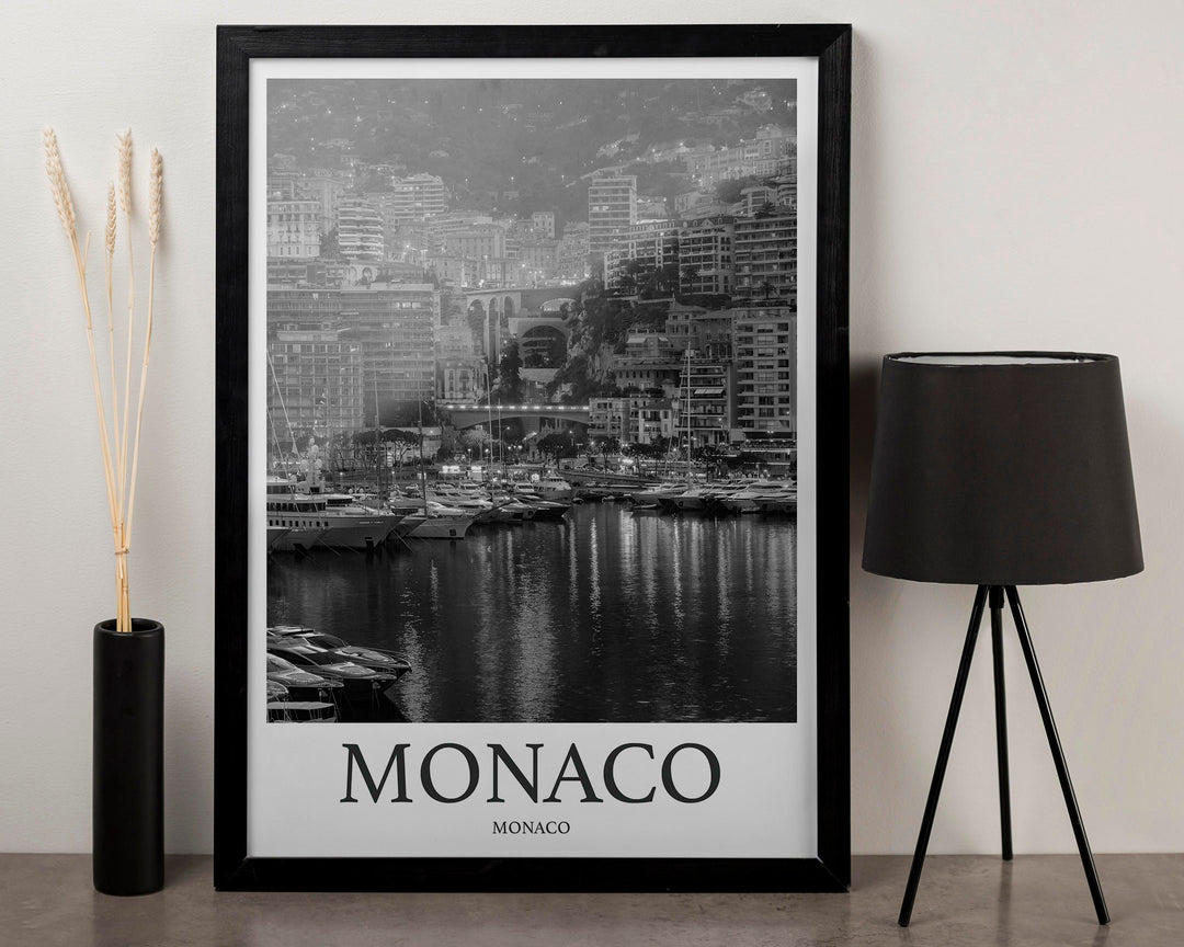 Monaco Photo Print of Monaco Travel Photo Hanging Decor Photo Travel Art Gift For Travel Artwork Wall Art Framed Photo Travel