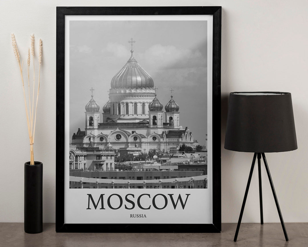 Moscow Photo Print of Moscow Russia Travel Photo Hanging Decor Photo Travel Art Gift For Travel Artwork Wall Art Framed Photo Travel