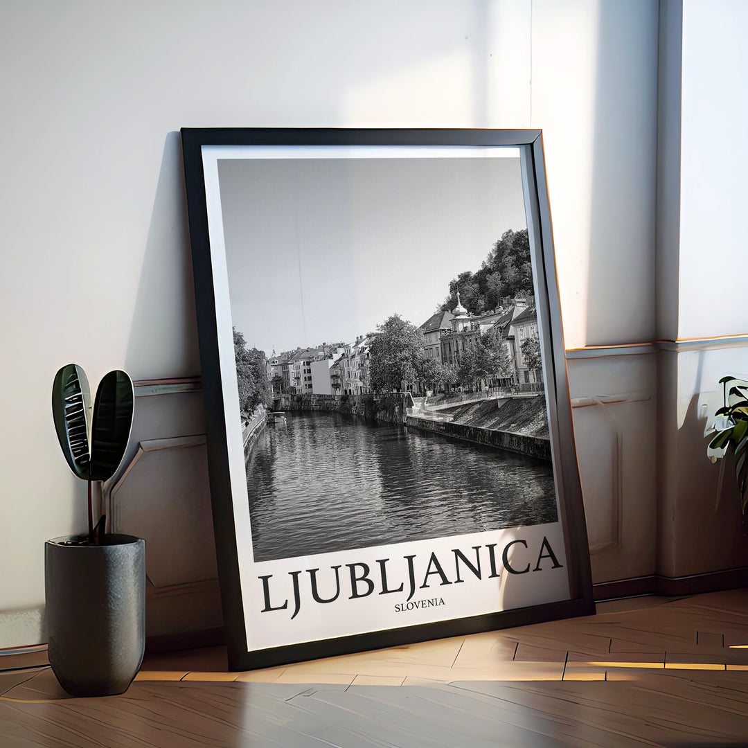 Ljubljana Photo Print of Ljubljana Slovenia Travel Photo Hanging Decor Photo Travel Art Gift For Travel Artwork Wall Art Framed Photo Travel