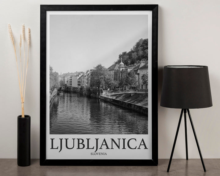Ljubljana Photo Print of Ljubljana Slovenia Travel Photo Hanging Decor Photo Travel Art Gift For Travel Artwork Wall Art Framed Photo Travel