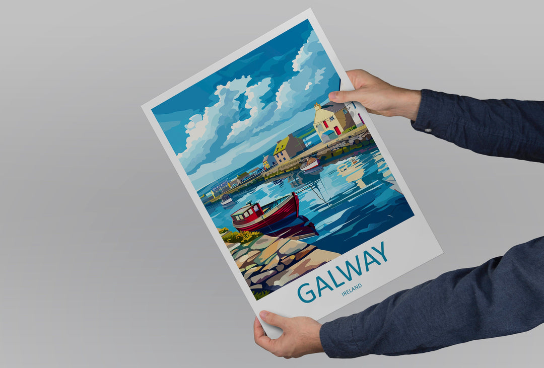 Galway Print Galway Home Decor Galway Square Art Print Galway Wall Art for Ireland Enthusiast Gift Wall Hanging Galway Ireland Wall Décor