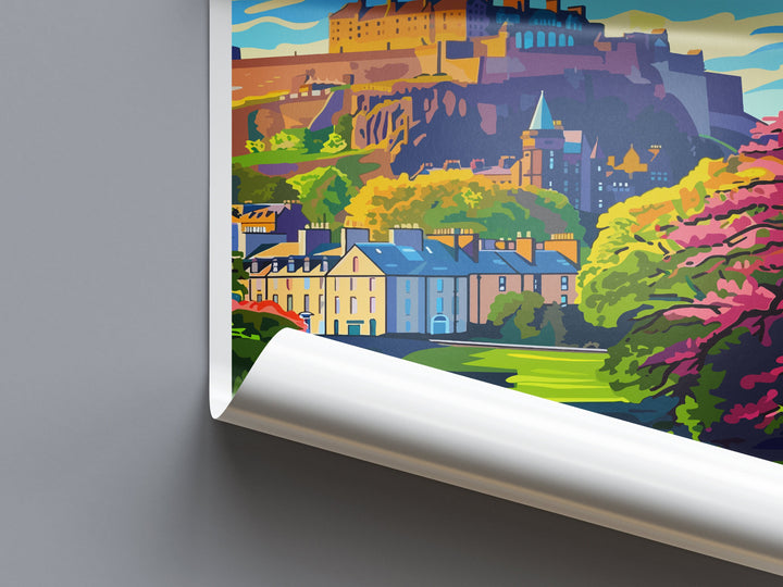 Edinburgh Cityscape Print Edinburgh Home Decor European City Art Print Edinburgh Wall Art Scotland Enthusiast Gift Wall Hanging Edinburgh