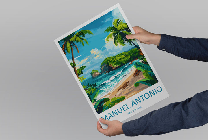 Manuel Antonio Park Travel Print Wall Art Manuel Antonio Wall Hanging Home Décor Costa Rica Gift Art Lovers Wall Art Manuel Antonio Print