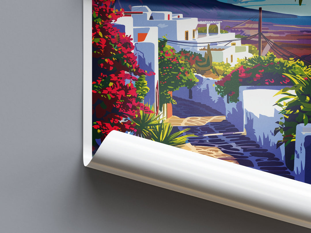 Lanzarote Travel Print Wall Art Lanzarote Wall Hanging Home Décor Lanzarote Gift Art Lovers Spain Art Lover Gift Lanzarote Wall Décor