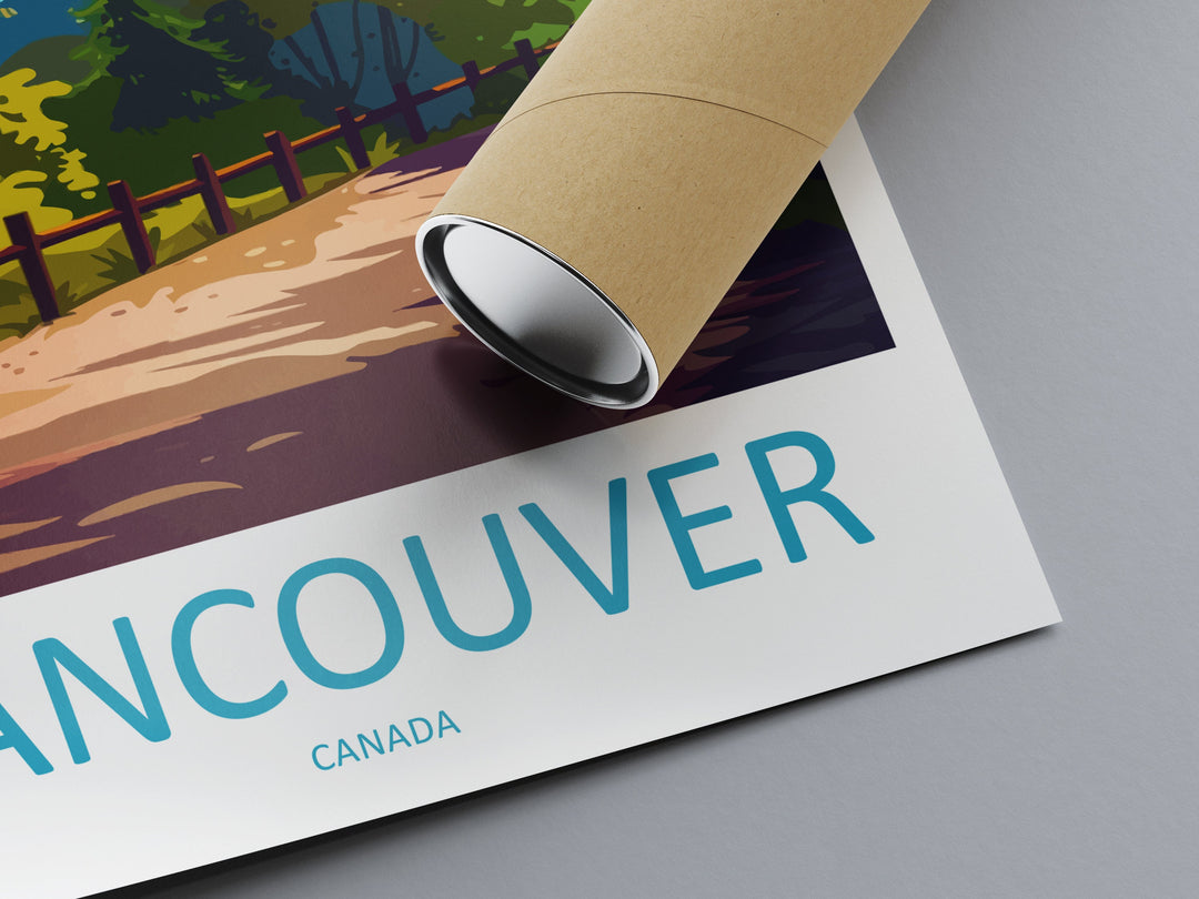 Vancouver Travel Print Wall Art Vancouver Wall Hanging Home Décor Vancouver Gift Art Lovers Canada Art Lover Gift Vancouver Gift