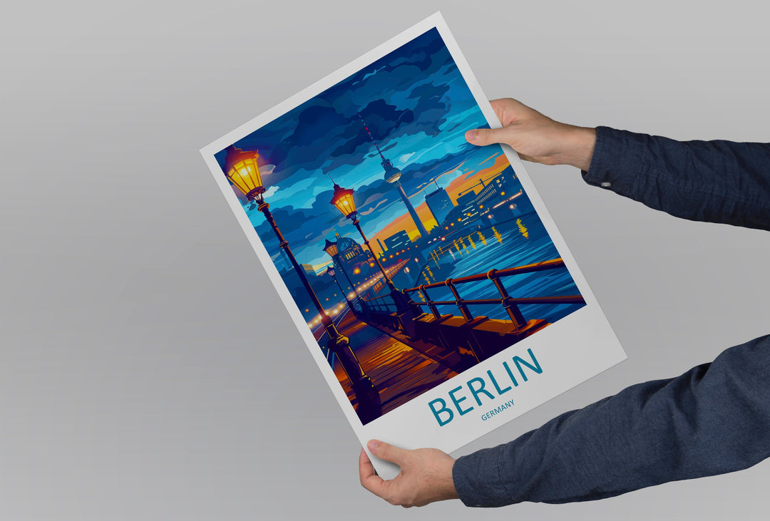 Berlin Travel Print Wall Art Berlin Wall Hanging Home Décor Berlin Gift Art Lovers Germany Art Lover Gift Berlin Wall Décor Berlin Print
