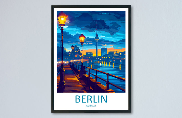 Berlin Travel Print Wall Art Berlin Wall Hanging Home Décor Berlin Gift Art Lovers Germany Art Lover Gift Berlin Wall Décor Berlin Print