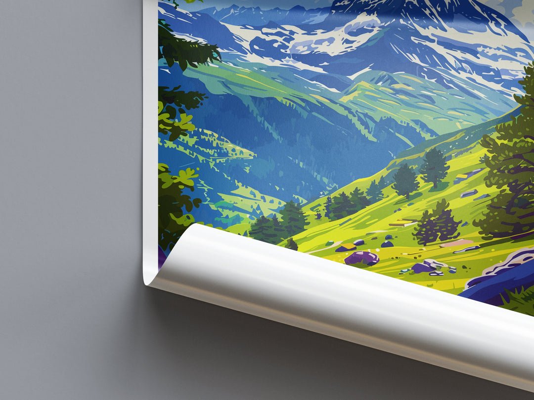 Matterhorn Travel Print Wall Art Matterhorn Wall Hanging Home Décor Matterhorn Gift Art Lovers Switzerland Art Lover Gift Matterhorn Travel