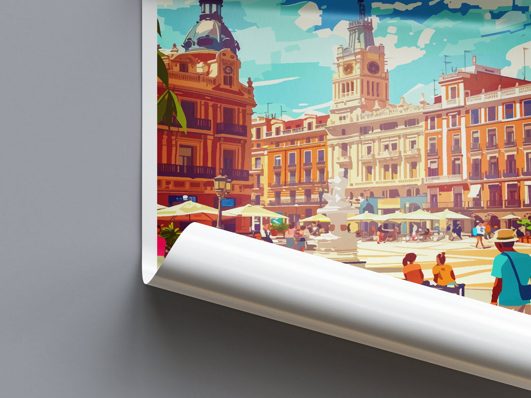 Madrid Travel Print Wall Art Madrid Wall Hanging Home Décor Madrid Gift Art Lovers Spain Art Lover Gift Madrid Wall Décor Madrid Spain Print