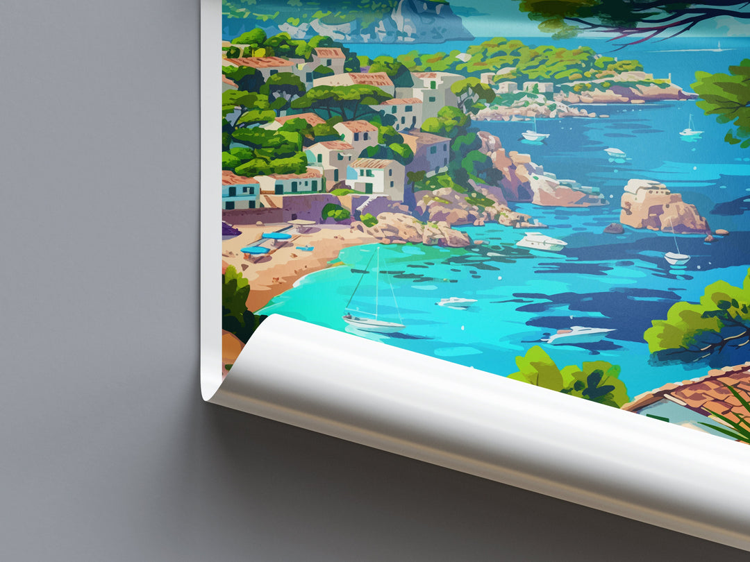 Mallorca Travel Print Wall Art Mallorca Wall Hanging Home Décor Mallorca Gift Art Lovers Spain Art Lover Gift Mallorca Print Spain Wall Art