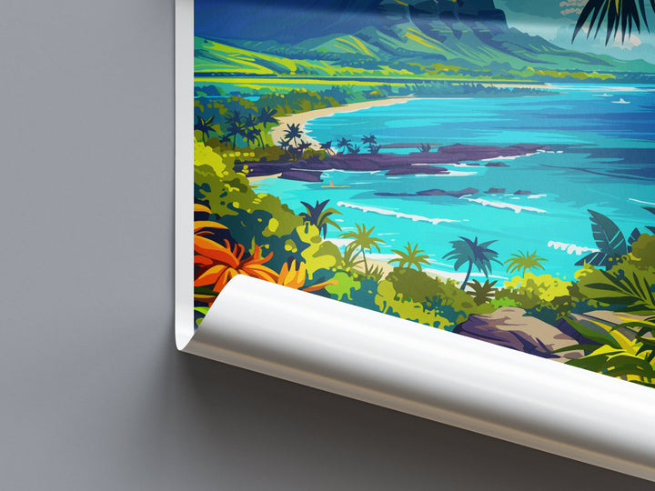 Mauritius Travel Print Wall Art Mauritius Wall Hanging Home Décor Mauritius Gift Art Lovers East Africa Art Lover Gift Mauritius Gift