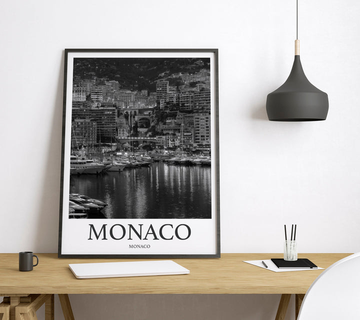 Monaco Photo Print of Monaco Travel Photo Hanging Decor Photo Travel Art Gift For Travel Artwork Wall Art Framed Photo Travel
