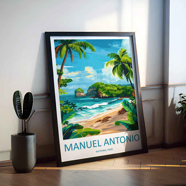 Manuel Antonio Park Travel Print Wall Art Manuel Antonio Wall Hanging Home Décor Costa Rica Gift Art Lovers Wall Art Manuel Antonio Print