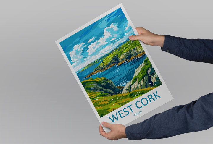 West Cork Print West Cork Home Decor Landscape Art Print West Cork Wall Art for Ireland Enthusiast Gift Wall Hanging