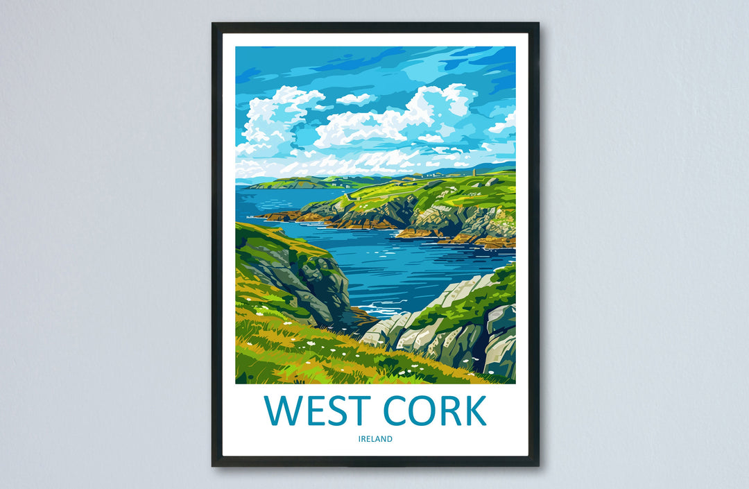 West Cork Print West Cork Home Decor Landscape Art Print West Cork Wall Art for Ireland Enthusiast Gift Wall Hanging