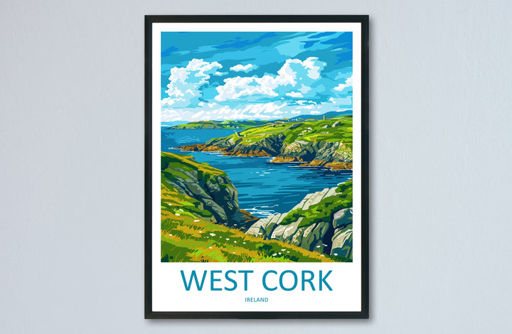West Cork Print West Cork Home Decor Landscape Art Print West Cork Wall Art for Ireland Enthusiast Gift Wall Hanging