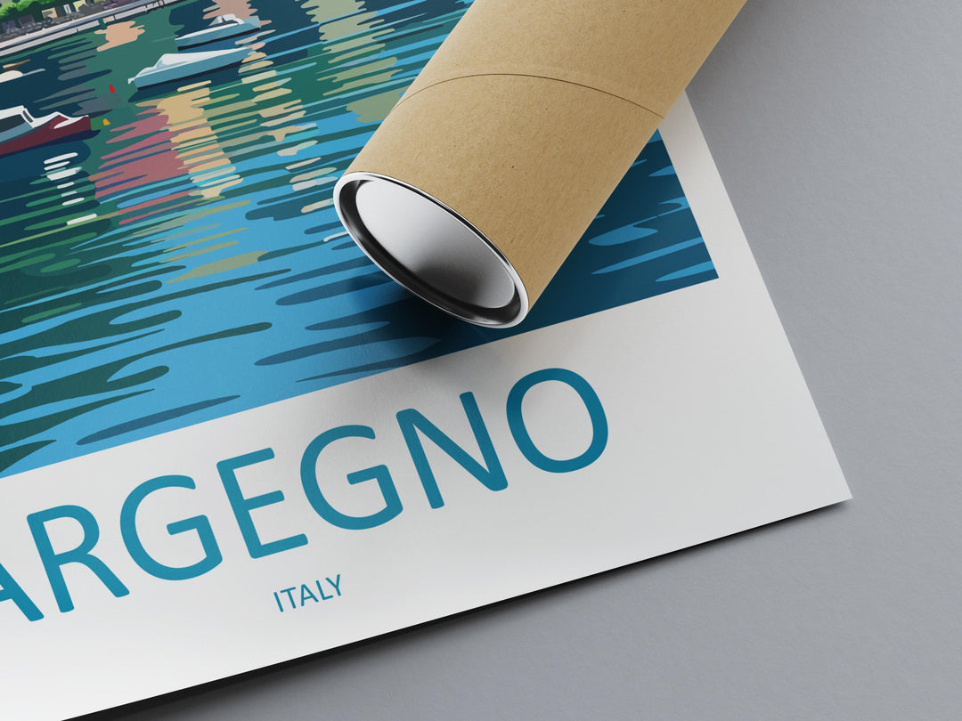 Argegno Travel Print Wall Art Argegno Italy Wall Hanging Home Décor Argegno Italy Gift Art Lovers Italy Art Gift Argegno Italy