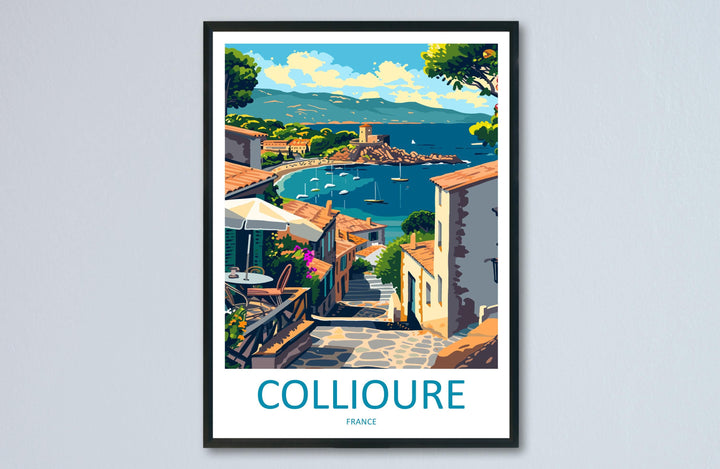 Collioure Travel Print Wall Art Collioure France Wall Hanging Home Décor Collioure France Gift Art Lovers Collioure France Art Gift France