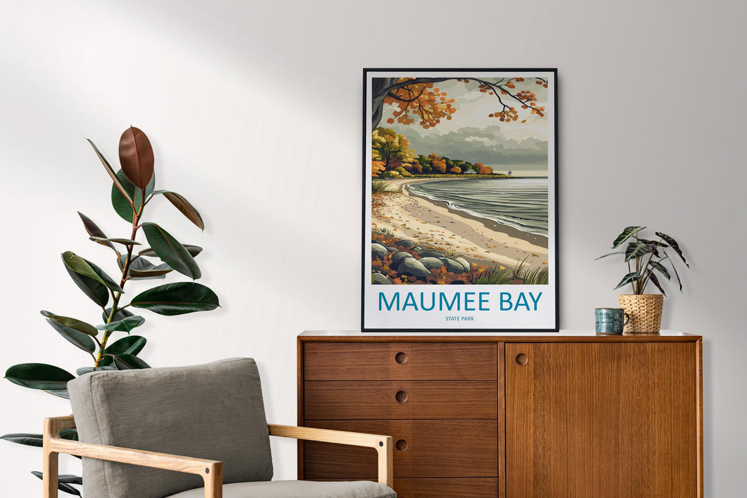 Maumee Bay State Park Travel Print Maumee Bay State Park Wall Decor Ohio Maumee Bay Art Maumee Bay State Park Wall Art Maumee Bay Park Ohio