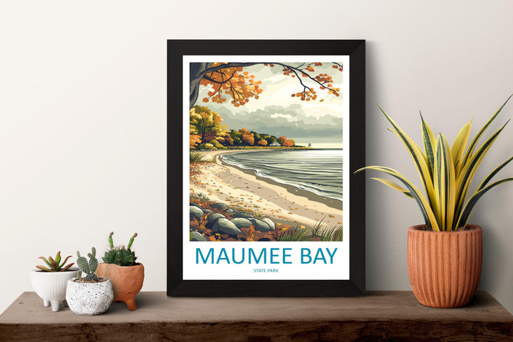 Maumee Bay State Park Travel Print Maumee Bay State Park Wall Decor Ohio Maumee Bay Art Maumee Bay State Park Wall Art Maumee Bay Park Ohio