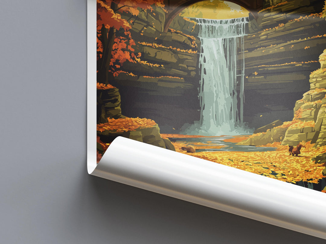 Matthiessen State Park Travel Print Matthiessen Wall Decor Illinois Matthiessen Art Matthiessen Wall Art Illinois Poster Gift Matthiessen