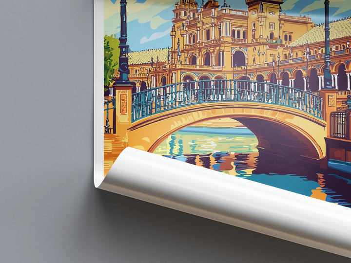 Seville Travel Print Wall Art Seville Wall Hanging Home Décor Seville Gift Art Lovers Spain Art Lover Gift Seville Print Spain Wall Art Deco