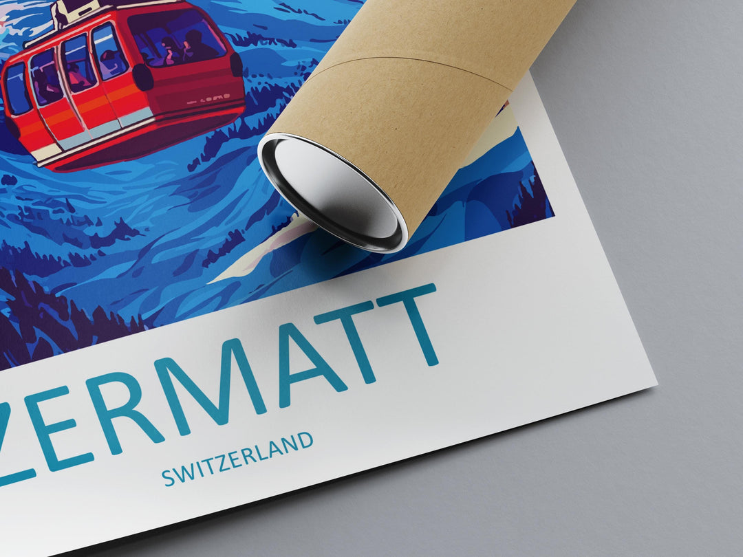 Zermatt Travel Print Zermatt Home Décor Zermatt Alps Art Print Zermatt Mountains Room Print For Swiss Mountains Gift Art Poster Art