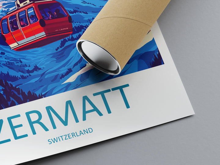 Zermatt Travel Print Zermatt Home Décor Zermatt Alps Art Print Zermatt Mountains Room Print For Swiss Mountains Gift Art Poster Art