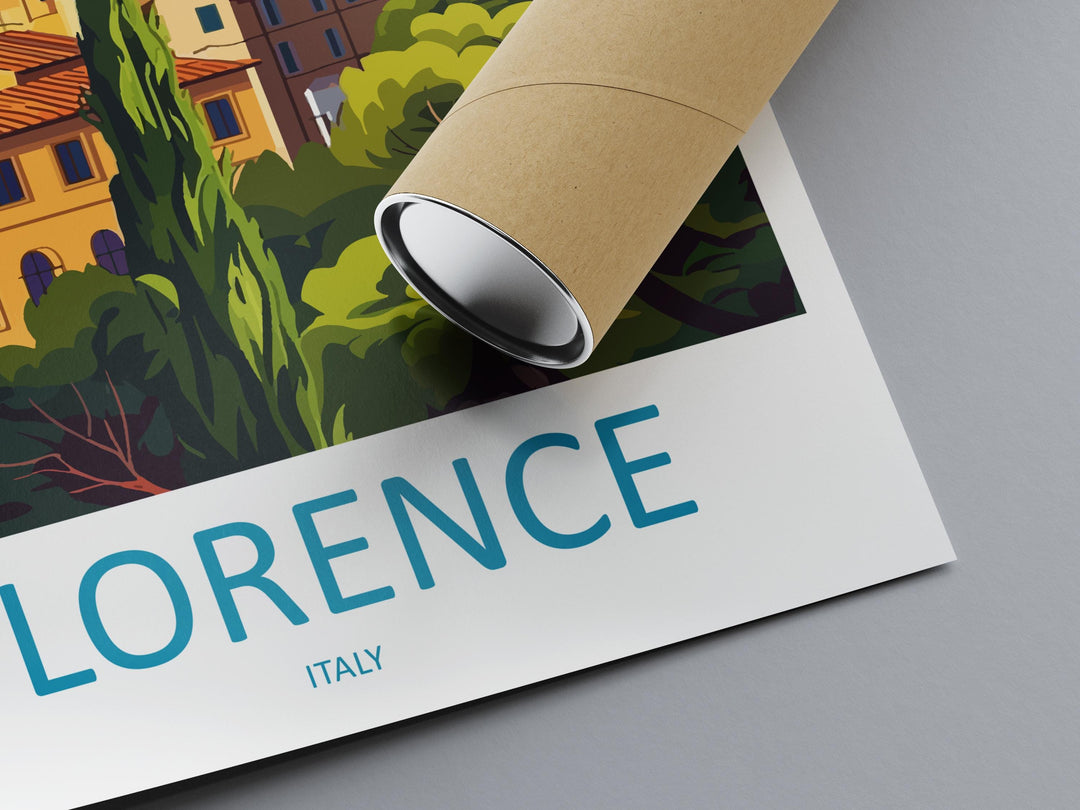 Florence Travel Print Italy Wall Art City Poster Renaissance Decor Gift for Art Lover Duomo Architecture Landscape Art Print