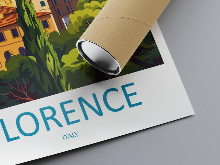 Florence Travel Print Italy Wall Art City Poster Renaissance Decor Gift for Art Lover Duomo Architecture Landscape Art Print