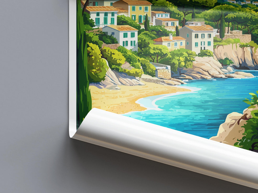 Corfu Travel Print Greece Wall Art Island Landscape Poster Coastal Decor Gift for Beach Lover Mediterranean Nature Art Print