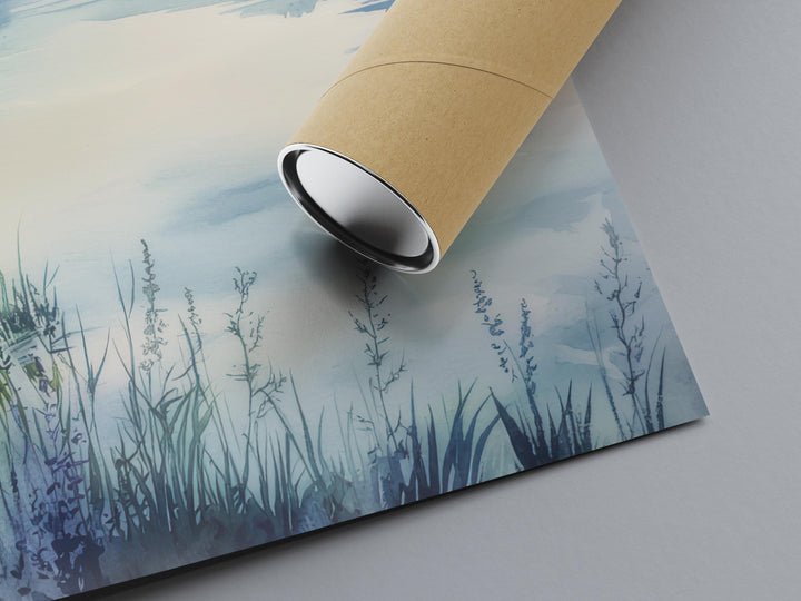 Lake District Watercolor Poster Lake District Travel Print Lake District Wall Art Lake District Landscape Painting Lake District Souvenir UK